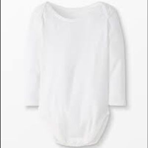 NWT Hanna Anderson white onesie